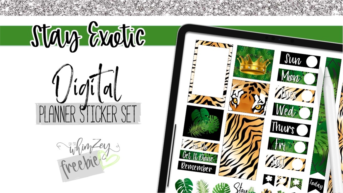Stay Exotic | Digital Planning Freebie