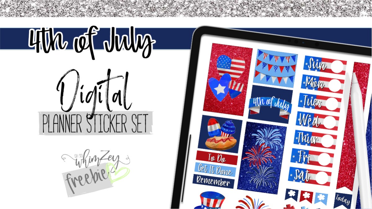 4th of July | Digital Planning&nbsp;Freebie