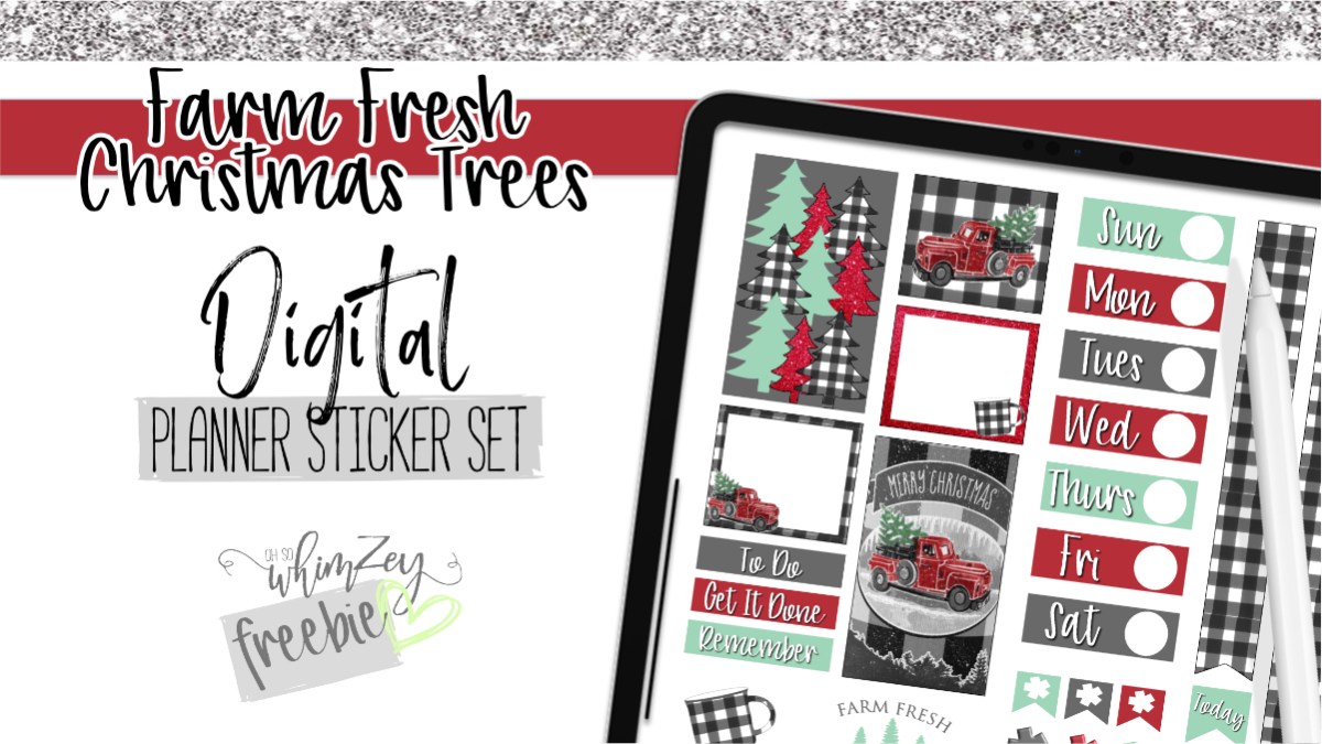 Farm Fresh Christmas Trees | Digital Planning&nbsp;Freebie